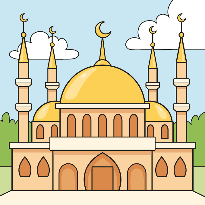 Illustration of a mosque