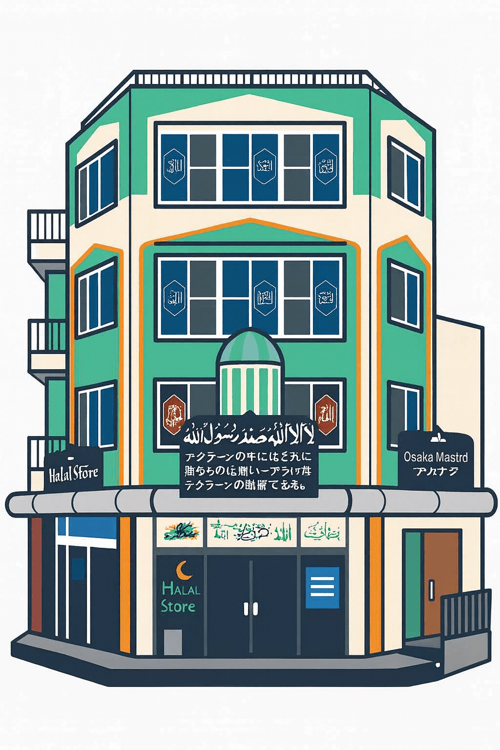 Masjid Vector Image